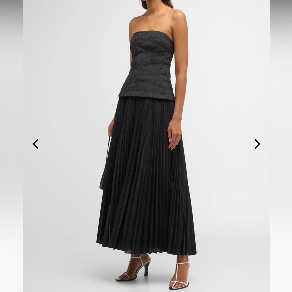 Acler, never worn, strapless black dress, size US 4